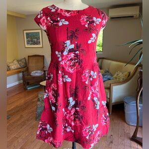 NEW GAP Red rose 🌹 floral dress